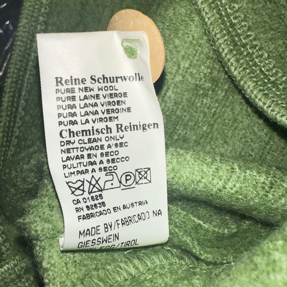 Giesswein - Wool Jacket - Collectible - Vintage - Toddler Size 6 - Green - Picture 4 of 6